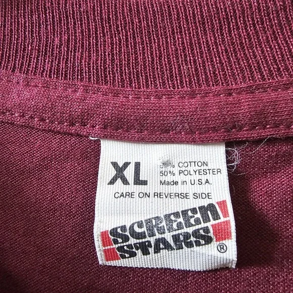 Vintage College‎ Coca Cola T-Shirt Men's Size Medium Screen Stars Single Stitch - Picture 2 of 8